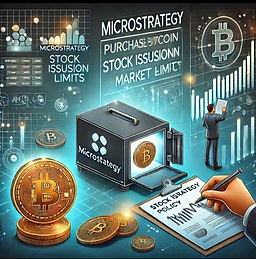 سیاست جدید مایکرواستراتژی در خرید بیت‌کوین: محدودیت‌های انتشار سهام و تأثیر آن بر بازار