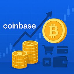 افزایش سرمایه‌گذاری کوین‌بیس در بیت‌کوین و گسترش خدمات تجاری