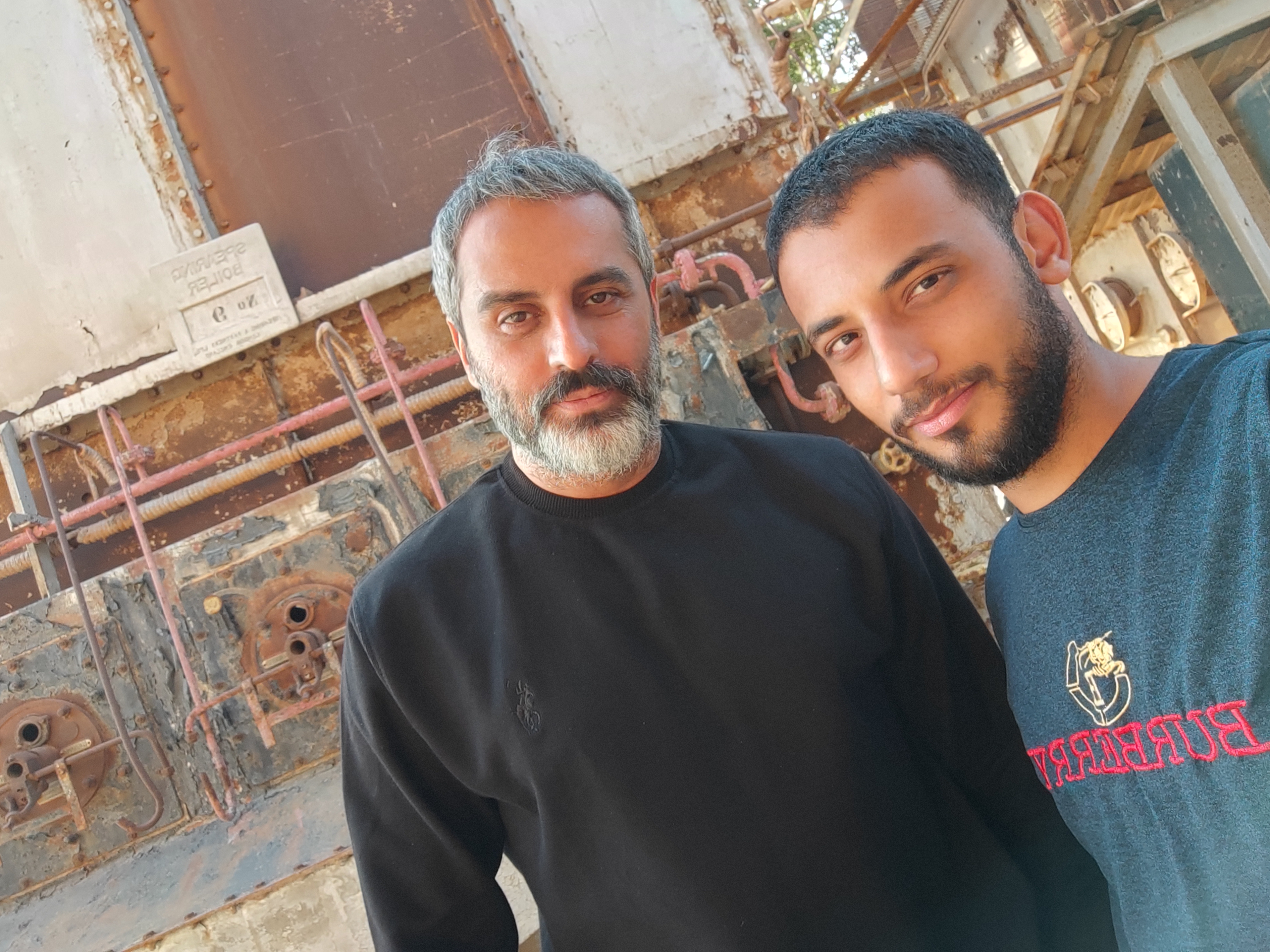 بازیگر علیرام نورایی و محمد علی بالدی کار آموزی