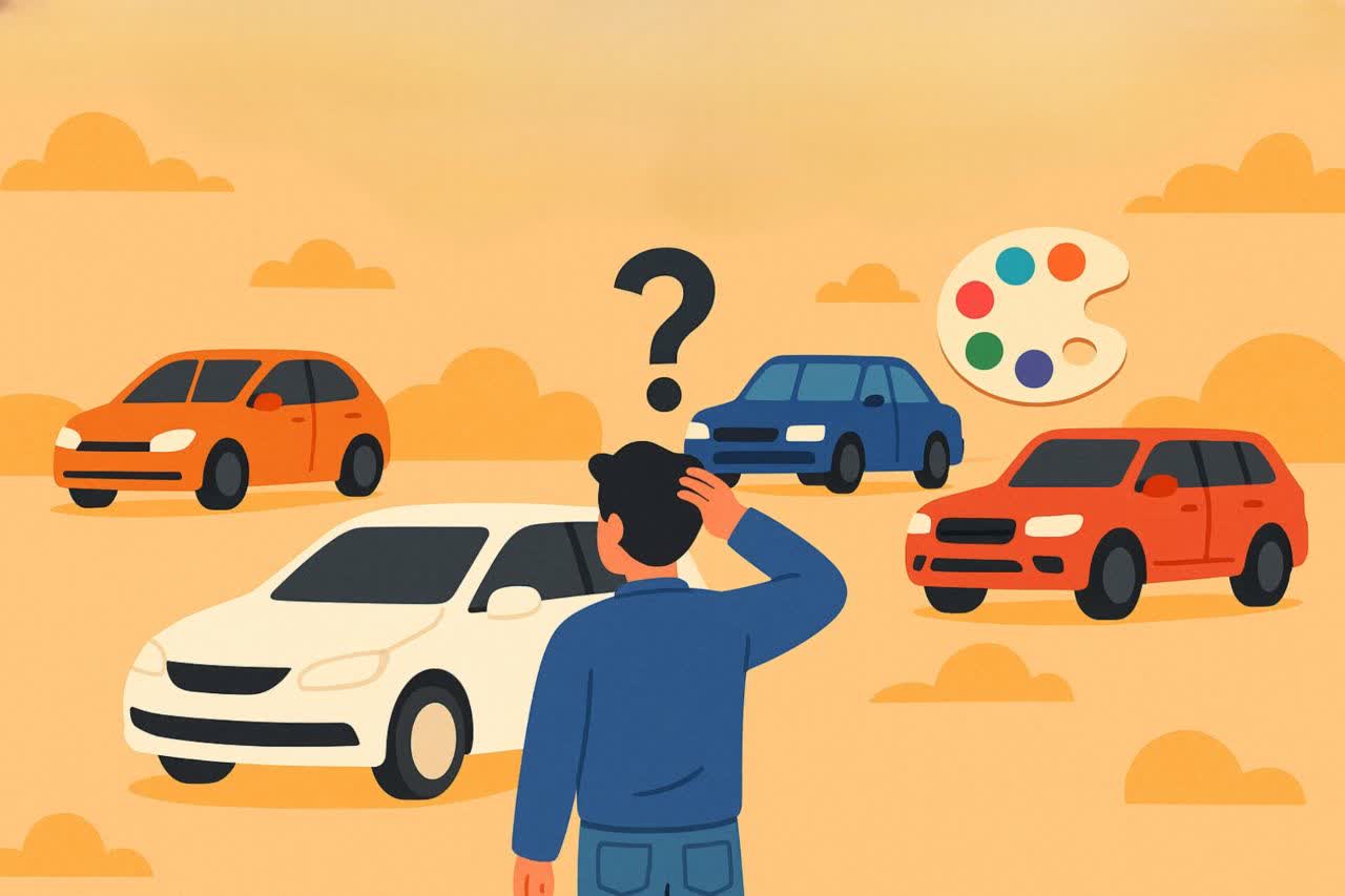 چه کسی رنگ خودرو را انتخاب می کند؟ خریدار، خودرو یا خودروساز؟