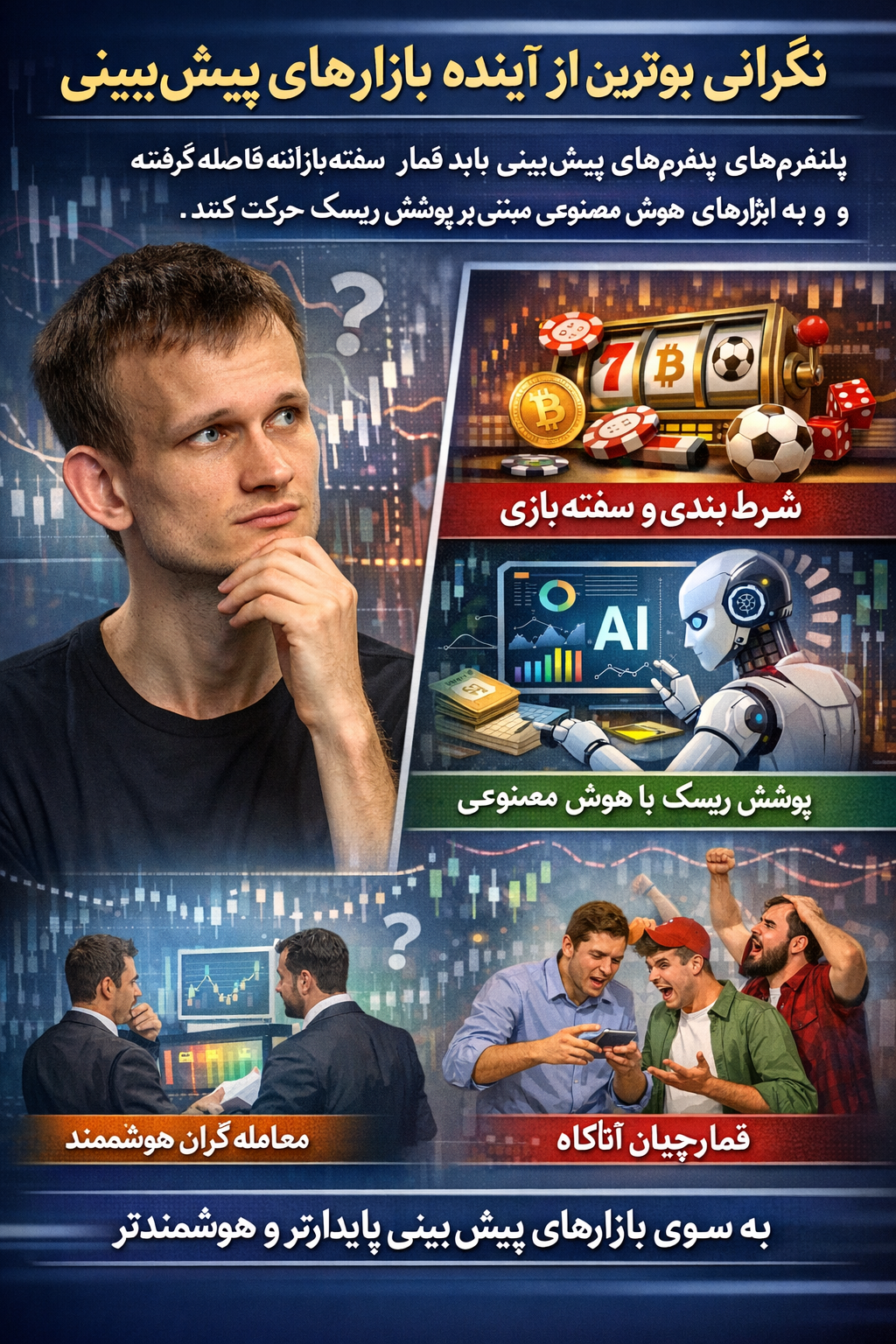 نگرانی بوترین از آینده بازارهای پیش‌بینی