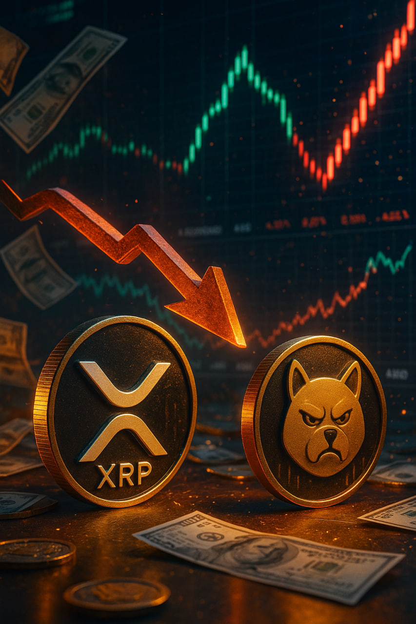 جابجایی سرمایه از XRP به میم کوین‌ها