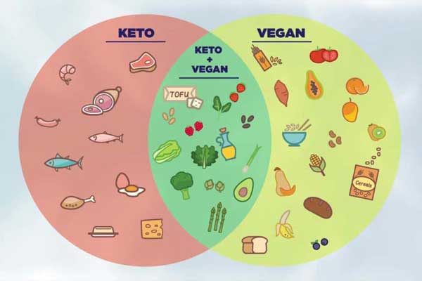 مقایسه رژیم گیاهی با رژیم کتوژنیک
