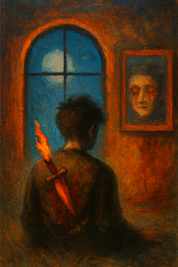 غزل«دشنه‌ای در ریشه، بوسه‌ای بر شب»