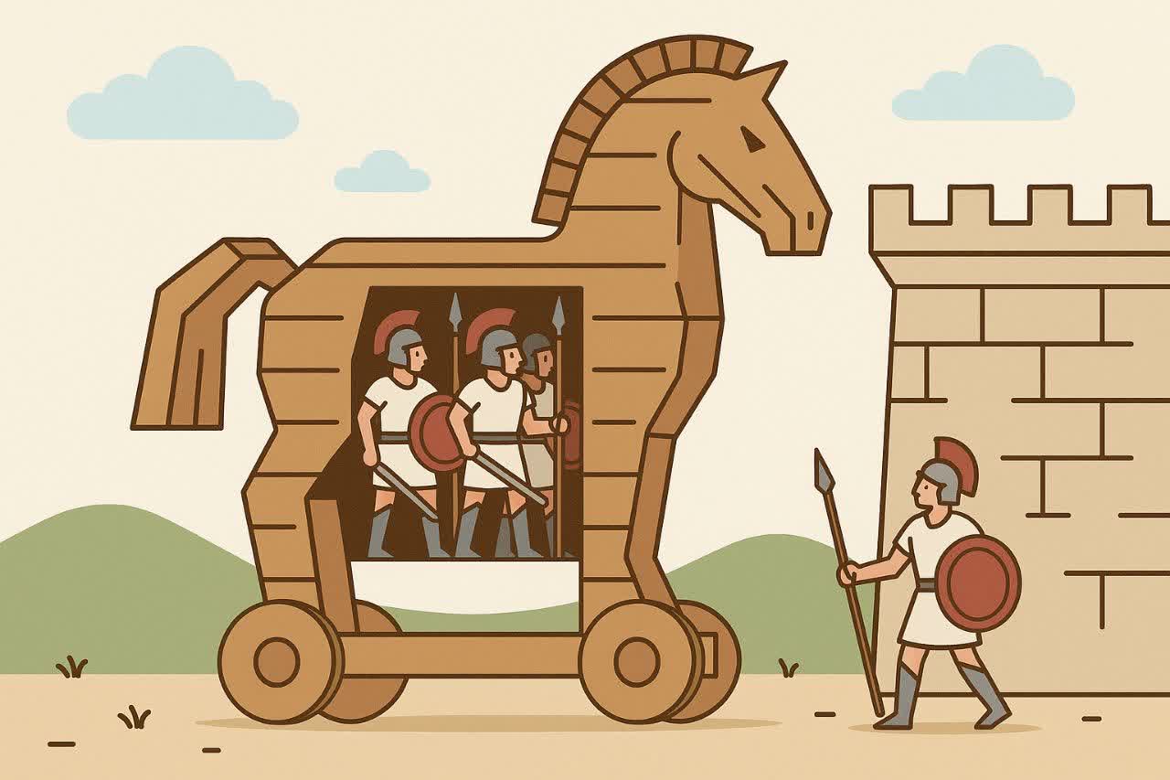 جنگ تروا (اسب تروجان)