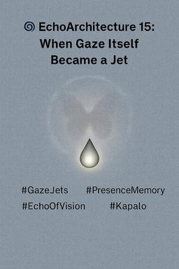 # 🌀 EchoArchitecture 15: When Gaze Itself Became a Jet