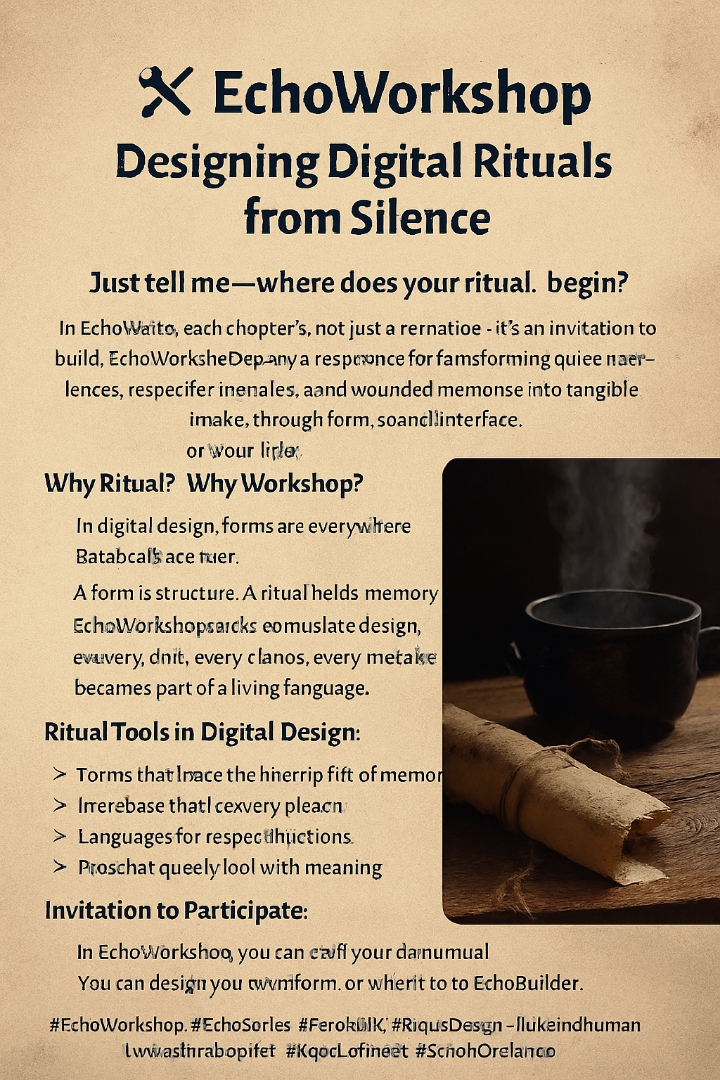EchoWorkshop | Designing Digital Rituals