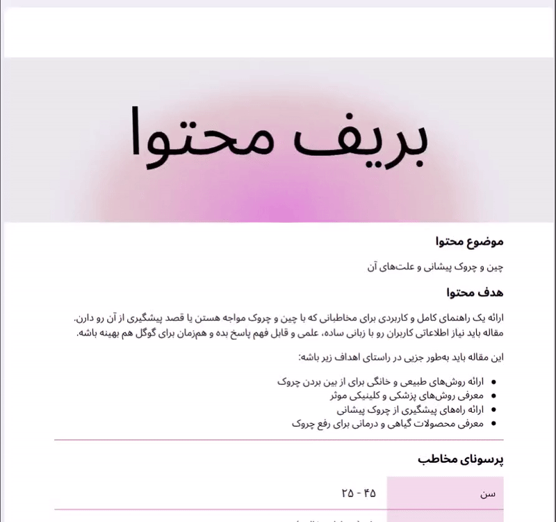 این تمپلیت داخل canva آمادست اگر نیازش داری [رو این لینک] بزن و از منوی File بخش Make a copy رو انتخاب کنید تا یک نسخه قابل ویرایش برات ایجاد شه.