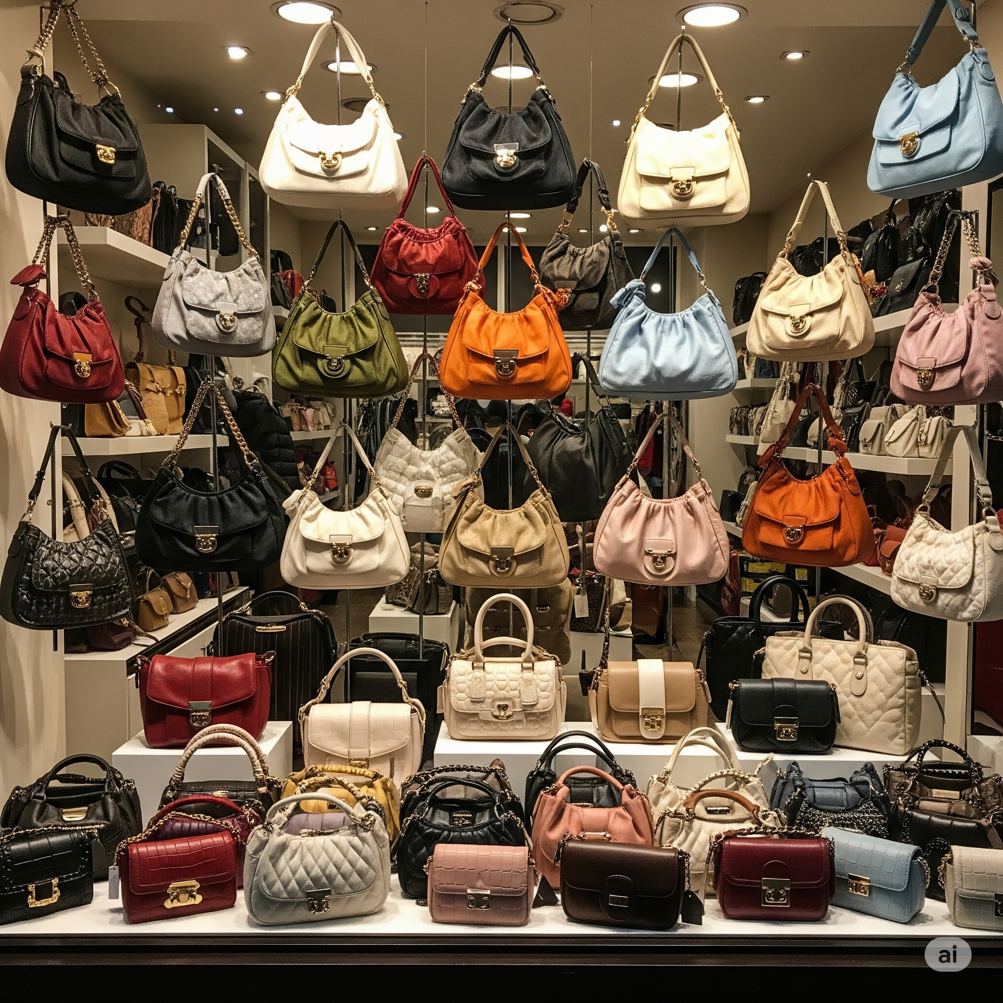 پالت وسیع رنگ‌ها و بافت‌ها در طراحی کیف دوشی زنانه، امکان بیانی منحصر به فرد از سلیقه شخصی را فراهم می‌آورد.