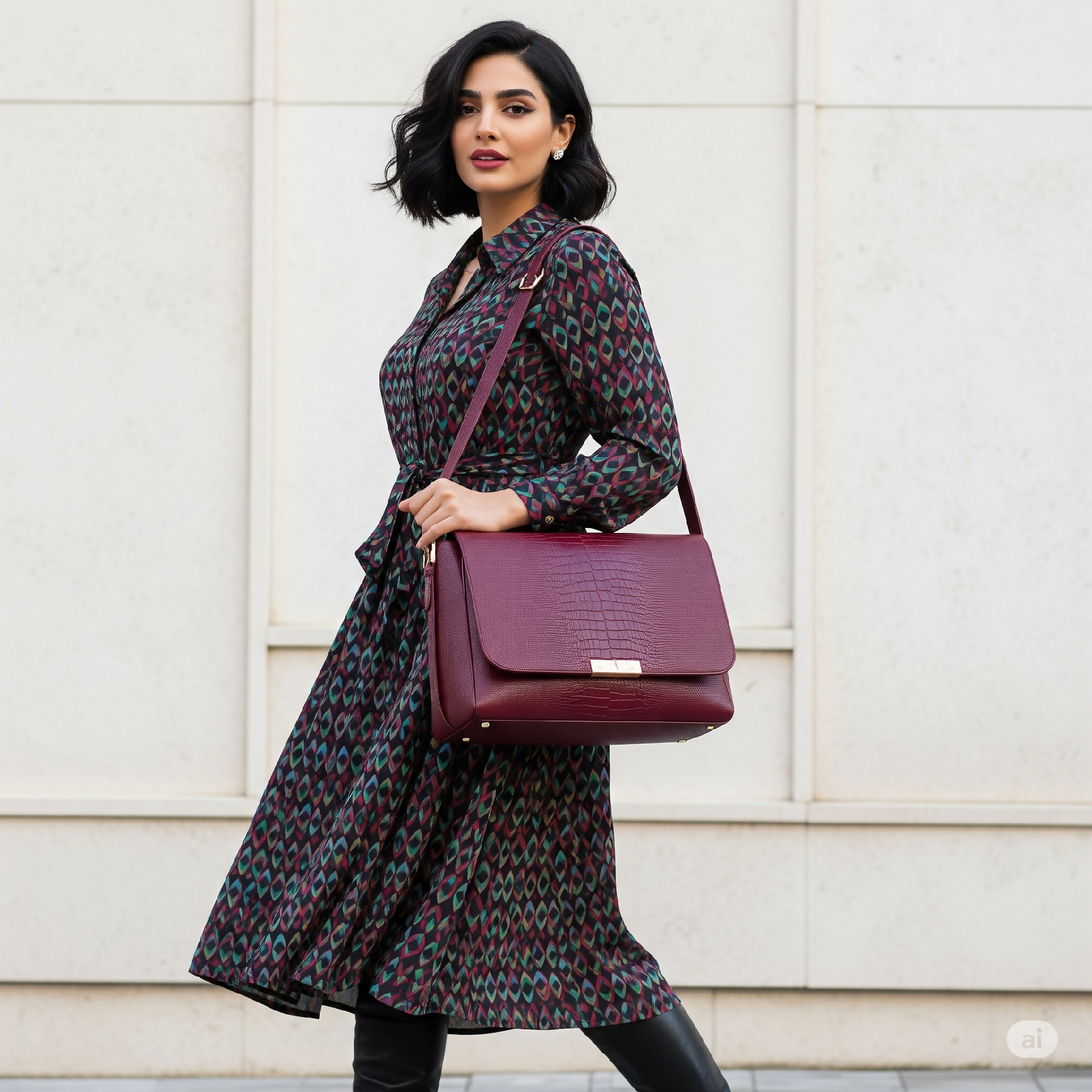 انتخاب ابعاد مناسب برای کیف دوشی زنانه، کلیدی برای زیبایی، راحتی و تکمیل استایل شخصی است.