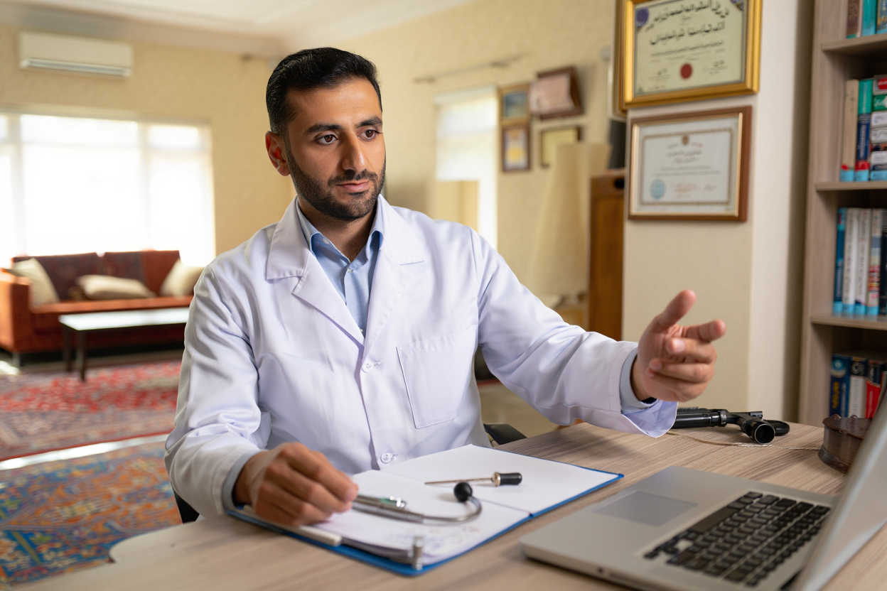 ویزیت متخصص مغز و اعصاب در منزل توسط آرین طب