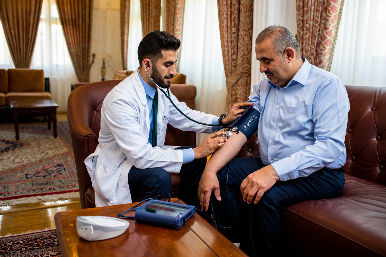 پزشک متخصص قلب و عروق در منزل آرین طب