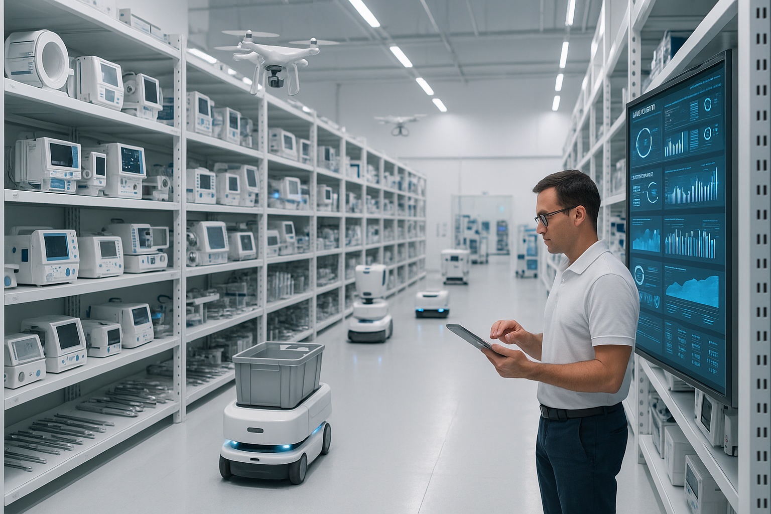 انبارداری هوشمند در صنعت تجهیزات پزشکی