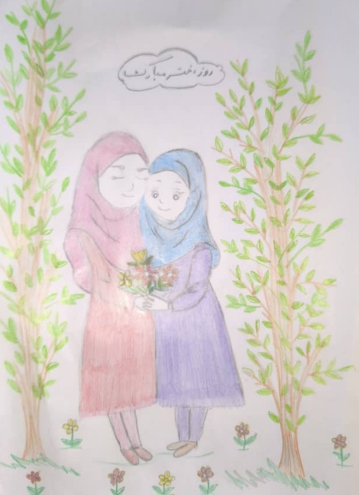 امیدوارم وقتی به این نقاشی نگاه می‌کنی، بدانی که چقدر برایم ارزشمندی و چقدر خوشحالم که تو را در زندگی‌ام دارم. بعضی آدم‌ها با حضورشان دنیا را زیباتر می‌کنند و تو برای من یکی از همان آدم‌ها هستی. این نقاشی فقط یک هدیه نیست؛ تکه‌ای از عشق و احساسی است که همیشه نسبت به تو در قلبم خواهم داشت. ❤️🌷