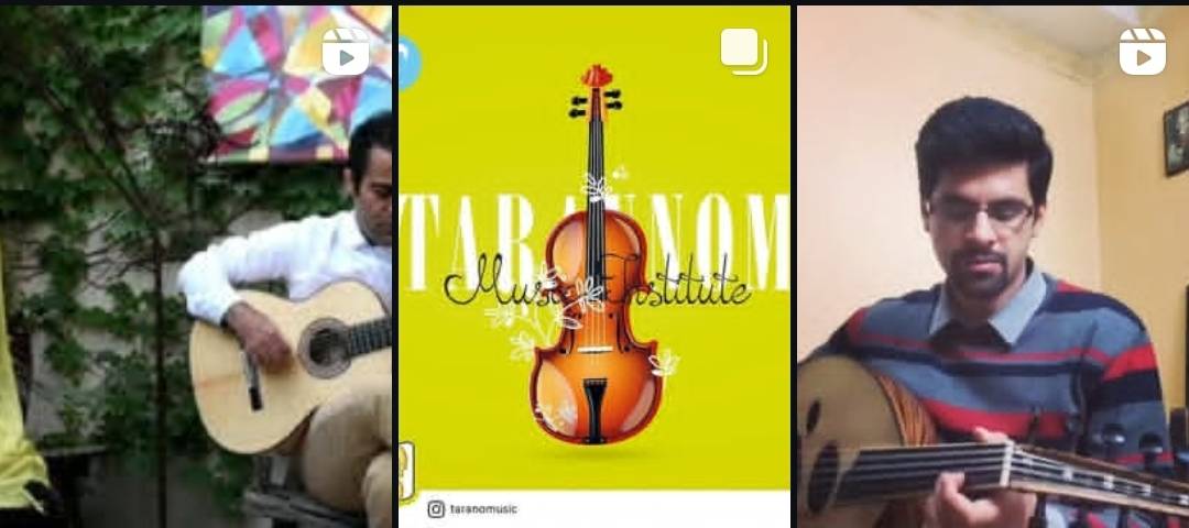 اجرای موسیقی در آموزشگاه موسیقی ترنم