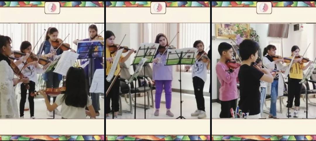 هنرجوهای آموزشگاه موسیقی چکاد