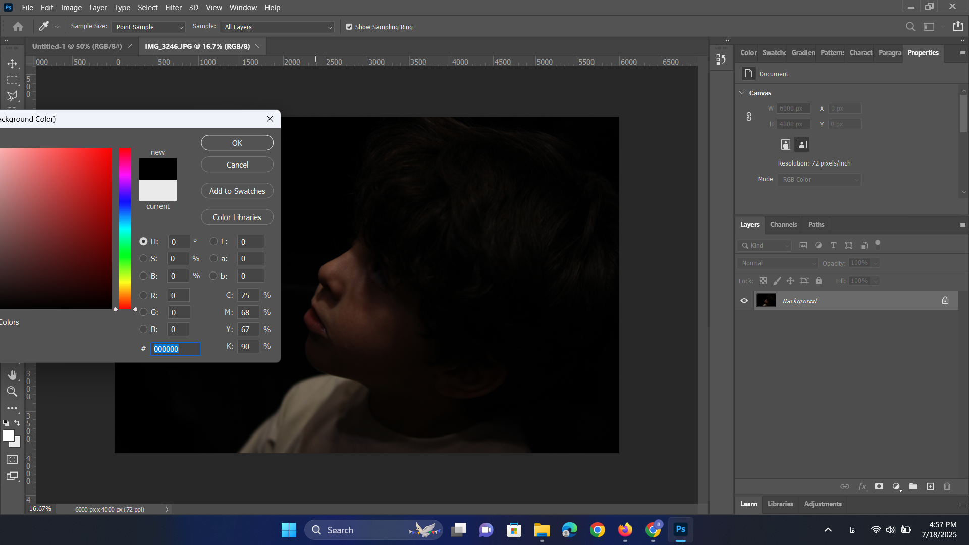 عکس سیاه مطلق :۰.۰.۰ در همه ی عناصر RGB
