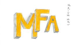 نقاشی سه بعدی حرفMFA