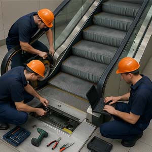 سرویس و نگهداری پله برقی