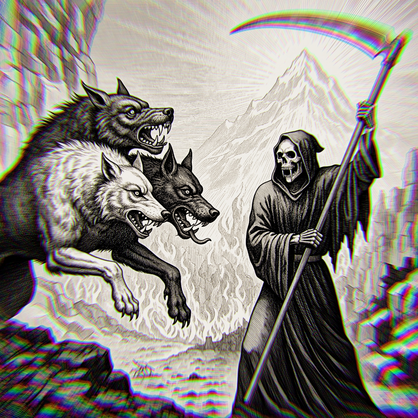 سیاهپوش و درنده خو