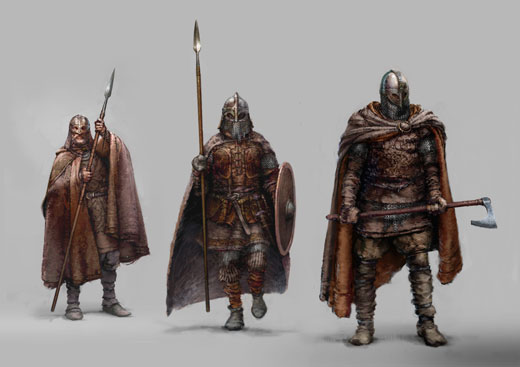 عکسی طراحی شده از سربازان وایکینگ