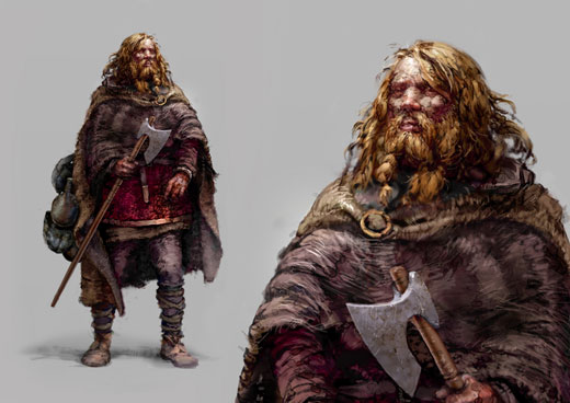 تصویر طراحی شده از یک وایکینگ