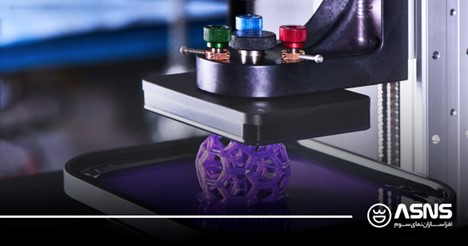 پرینت قطعه با پرینتر سه بعدی رزینی