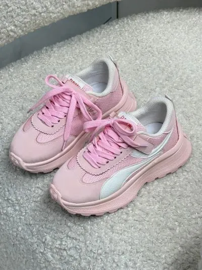 کتونی بچه گانه تیک صورتی تولید داخلی