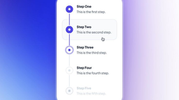 طراحی Progress Tracker در UI/UX