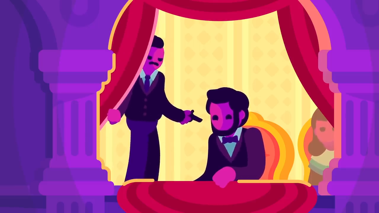 من آبراهام لینکلنم؟ و جان ویلکس بوث هم هستی.