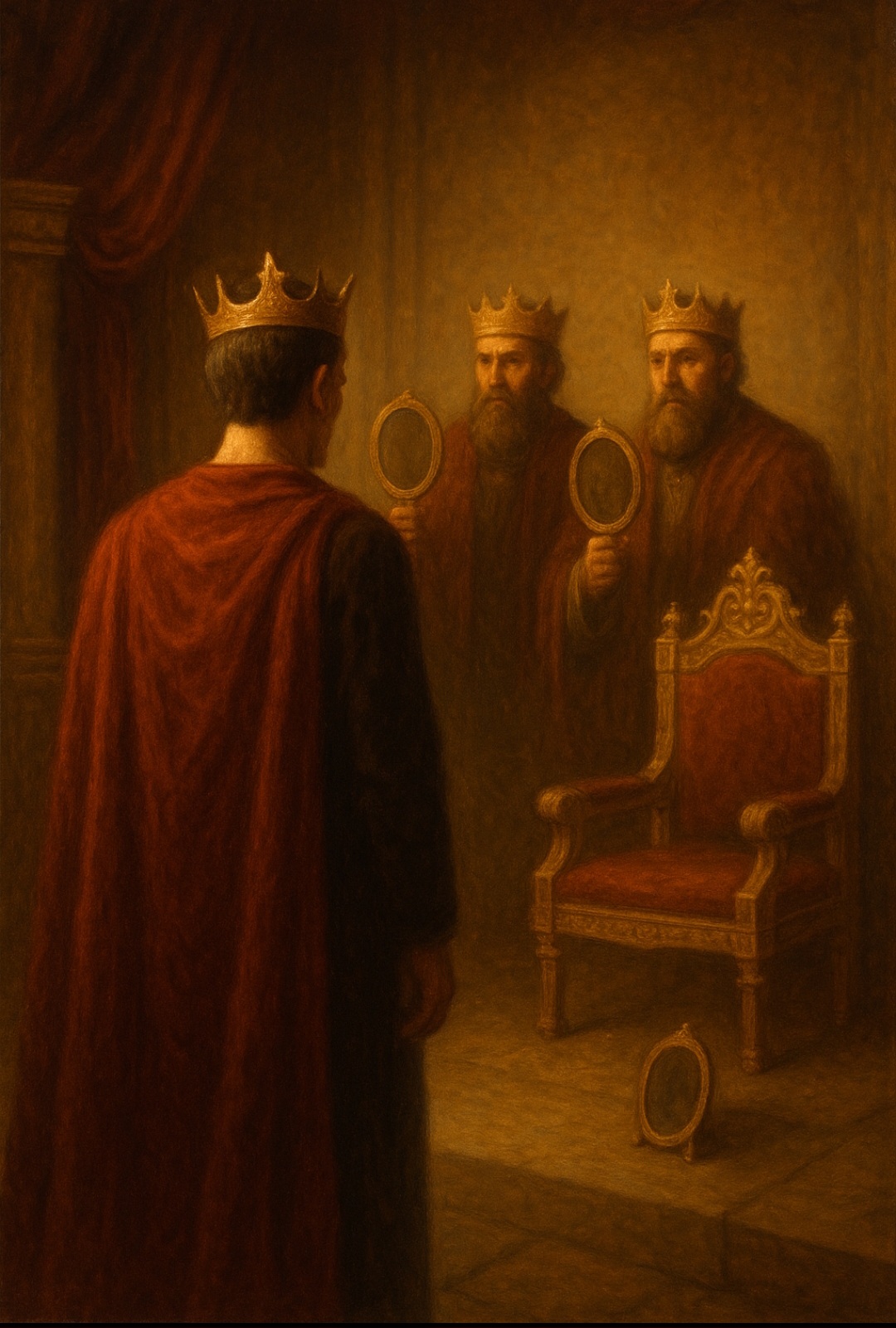 ما به تعداد کل مردم جهان پادشاه داریم که در مقابل آیینه ای به خود دستور میدهند و خودشان از آن فرمان و دستور سرپیچی میکنند ، اینطور نیست؟