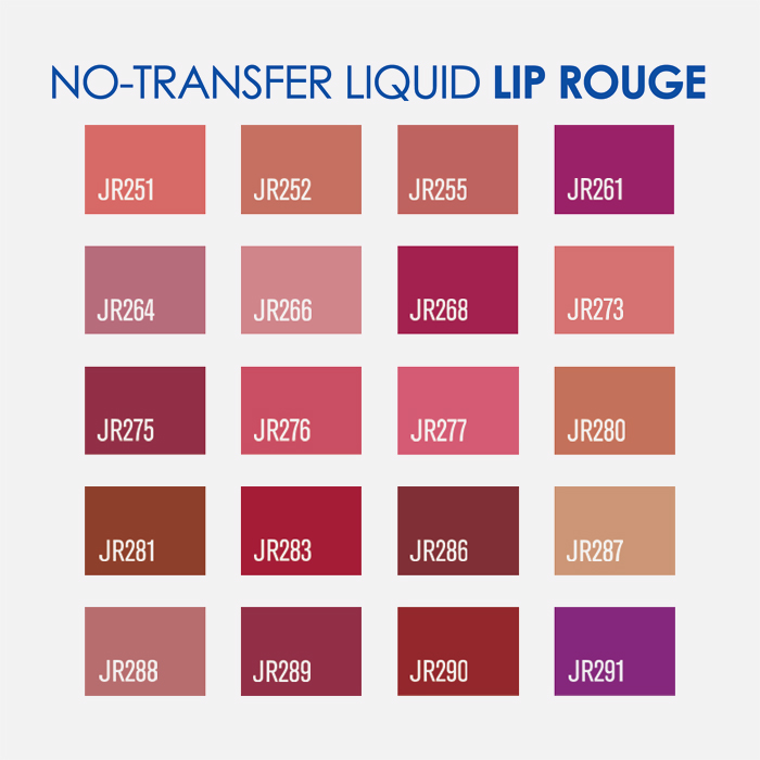 رنگبندی رژ لب جویل