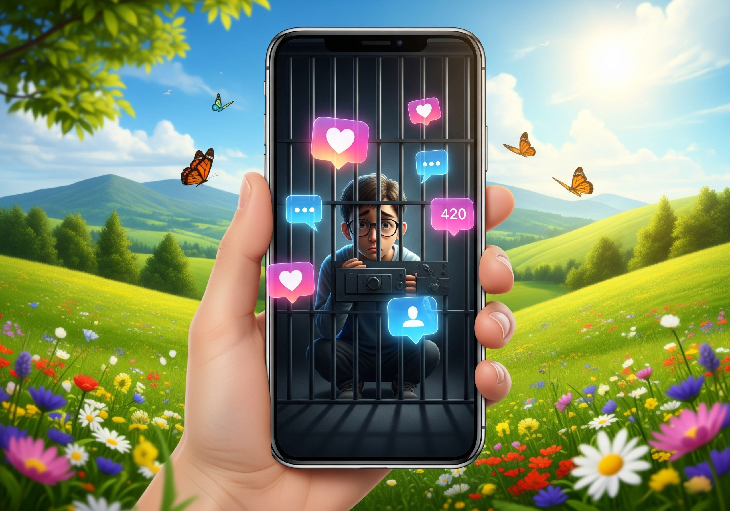 زندانی اینستاگرام و فضای مجازی