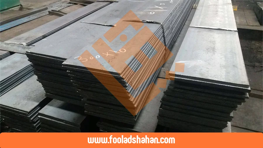 تسمه آهنی (فولادی) در انبار فولاد شاهان