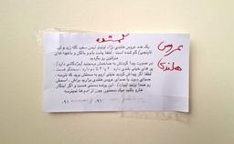 گمشده! / درِ گوشَت را بیاور...
