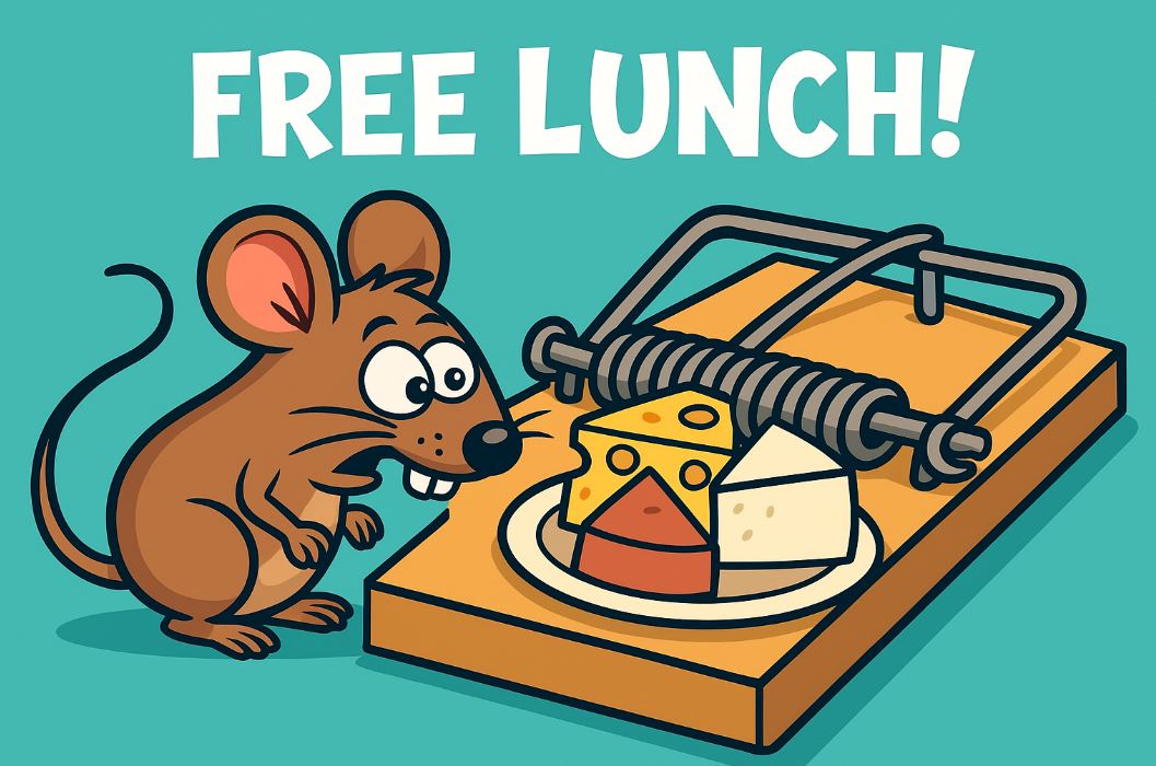 پنیر مفت فقط در تلهٔ موش پیدا می‌شود