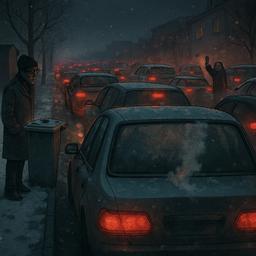 یخ زدن در ترافیک