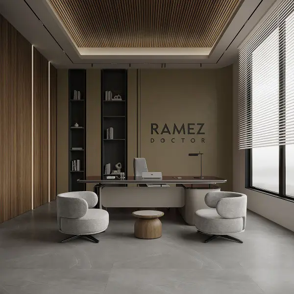 مبلمان ارگونومیک در دکوراسیون اتاق مدیریت