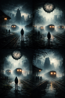 قطار.زمان. دکمه قرمز بینهایت