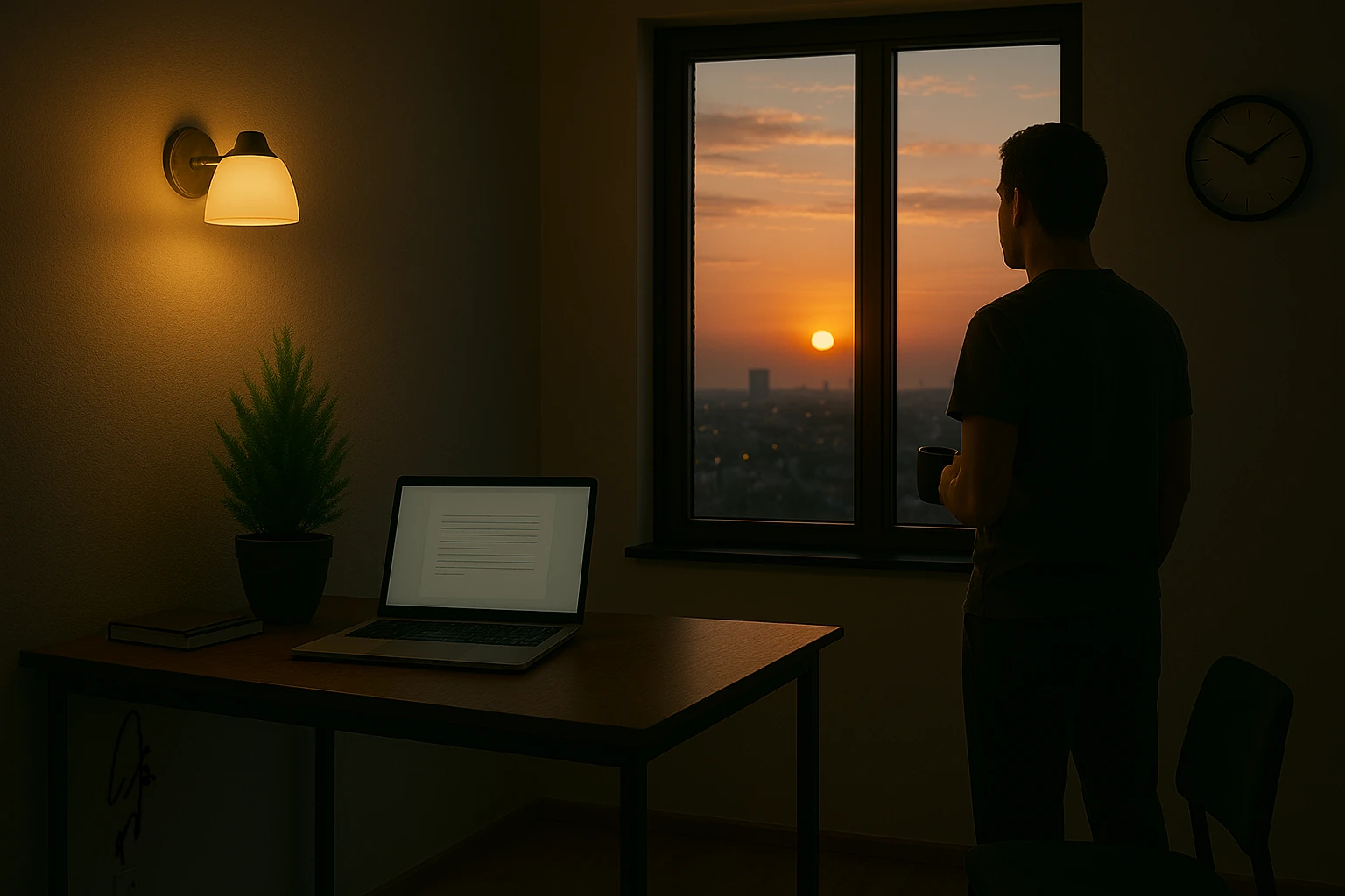 جدال نور و سکوت، شاید هم رفاقتی دیرینه برای لحظه‌ای آرامش.