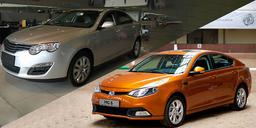 مقایسه لنت ترمز ام جی 550 و ام جی 6