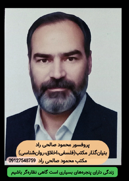 اشک‌ها: آینه‌ی هستی و راهی به سوی حقیقت مطلق بارویکرد هستی‌شناسانه پروفسور محمود صالحی راد