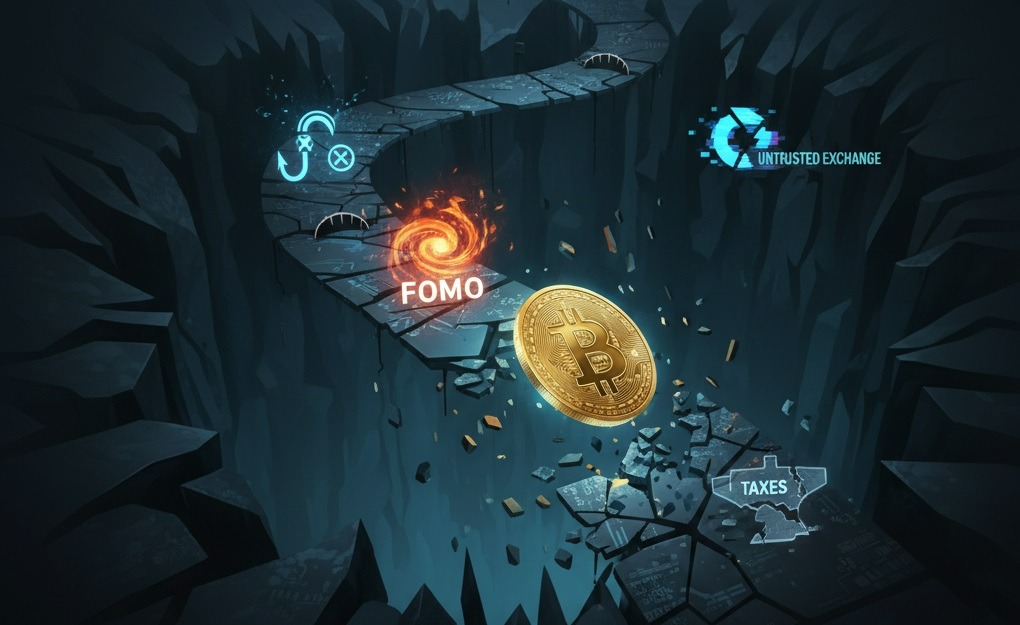 اشتباهات رایج هنگام خرید بیت کوین