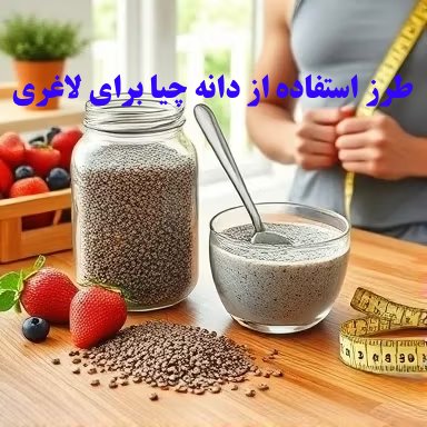 طرز استفاده از دانه چیا برای لاغری