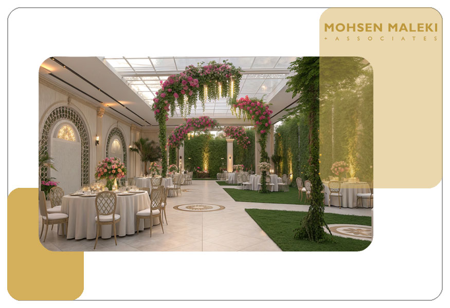طراحی تالار عروسی