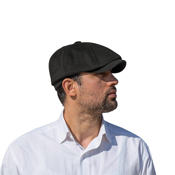 کلاه نیوزبوی تابستانی هاف کپ با پارچه کتان