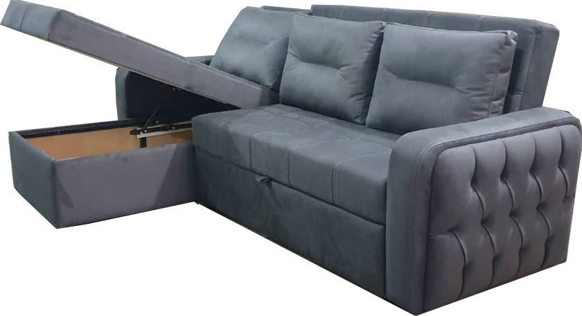 مبل ال تخت خوابشو مناسب خواب سه نفر و نشیمن 4 نفر