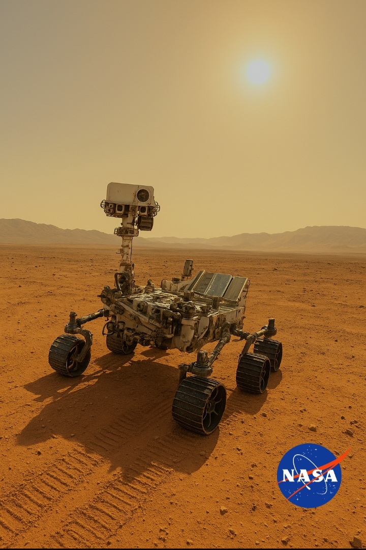 عکس زیبا از منطقه جیزرو مریخ که دارد در این منطقه به دنبال دریاچه های باستانی و رسوبات سطحی را اندازه گیری و برسی می‌کند این منطقه خیلی خوب برای کشف حیاط میکروبی در مریخ است همچنین این مریخ نورد میتواند نوسانات جوی مریخ را در هر فصل اندازه گیری کند!! در ادامه تصویر پایین