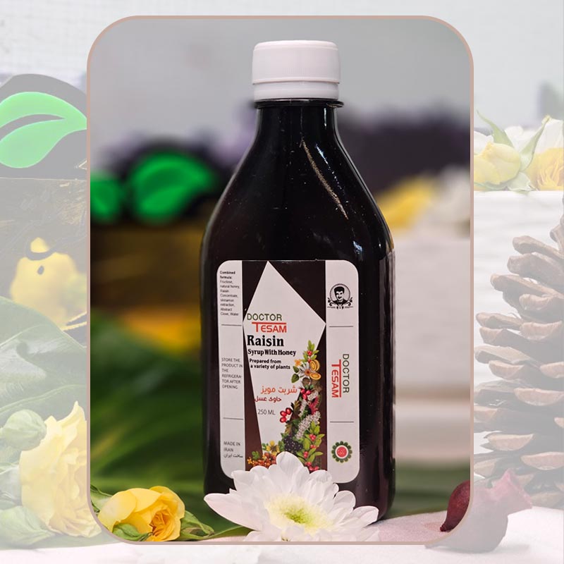 شربت مویز حاوی عسل دکتر طسام