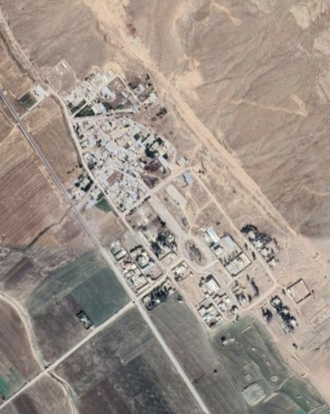 تصویر ماهواره‌ای روستای ترکویس